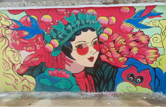 宁海墙体彩绘-网红墙