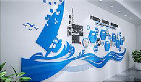 宁海海浪主题文化墙如何设计？