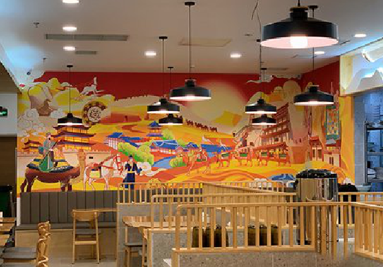 宁海商业空间彩绘介绍。