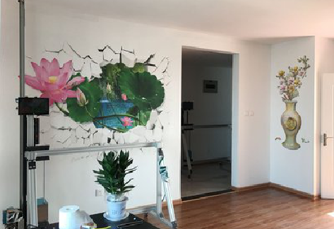 宁海墙体彩绘相比墙纸的优势。