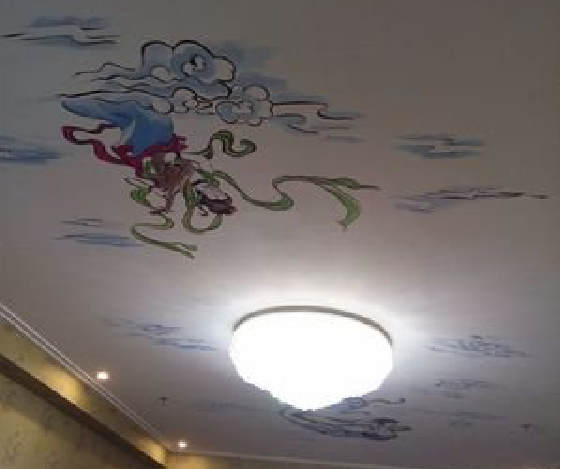 宁海如何快速绘制天花板上的手绘墙？