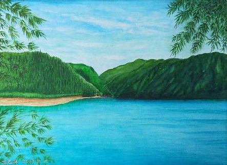 宁海在墙绘中，如何绘画绿水青山？