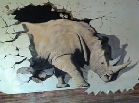 宁海在墙绘中，如何绘制3D效果？