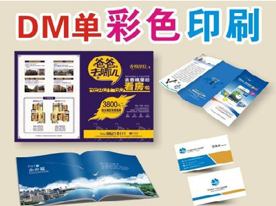 宁海单页印刷，色彩搭配简单。